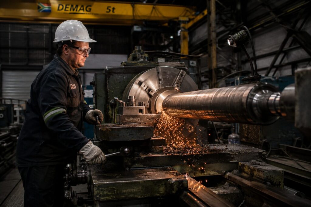 Heavy industrial machining