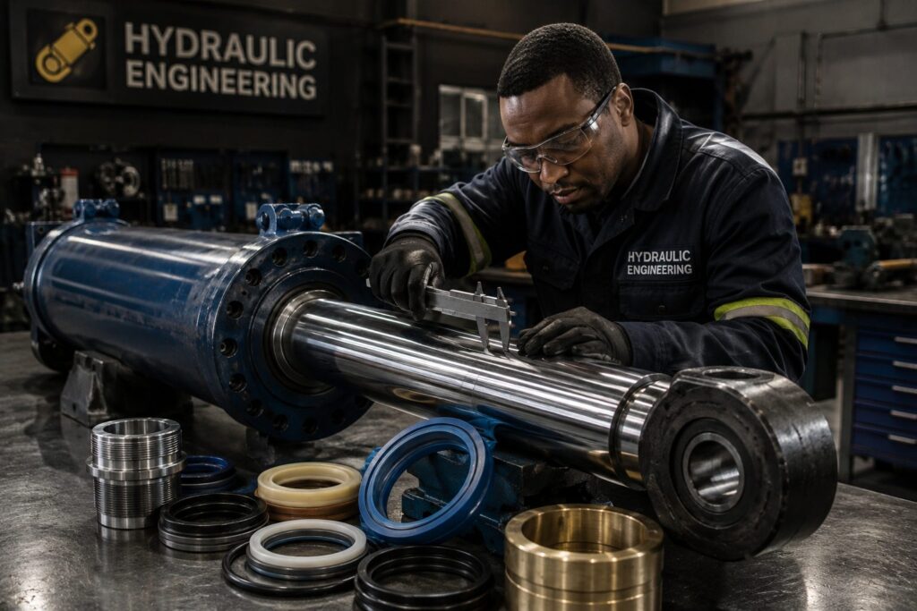 Hydraulic cylinder repairs & manufacturing
